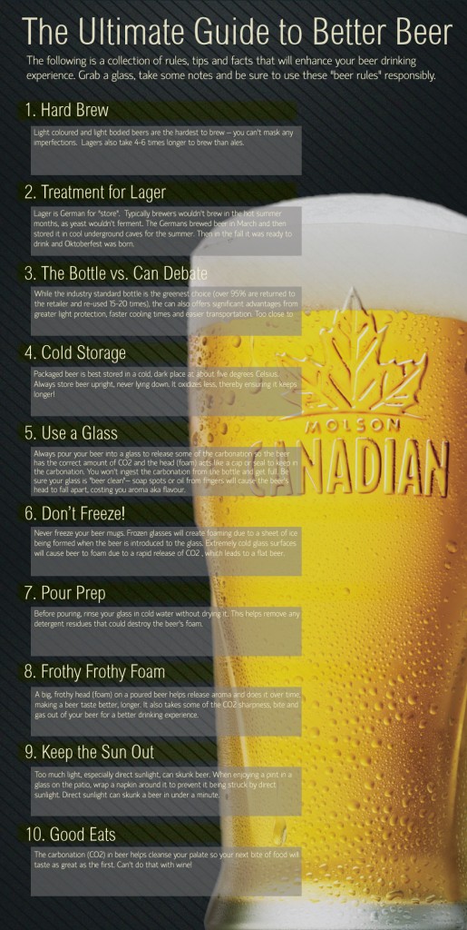 10 Tips: Ultimate Guide To Better Beer [Infographic] | Bit Rebels