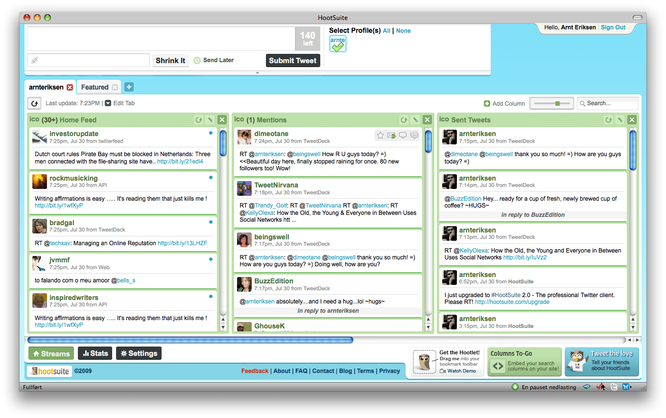 Owl Tastic – Hootsuite 2.0 Twitter Client is Here!