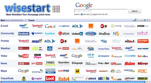 Make WiseStart Your Home Page