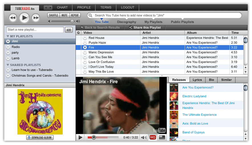 TubeRadio fm | YouTube for Music