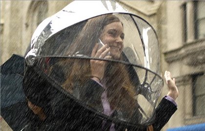Hands Free Umbrella | Half the Cool of Bubble Boy! Hands Free Umbrella | Half the Cool of Bubble Boy!