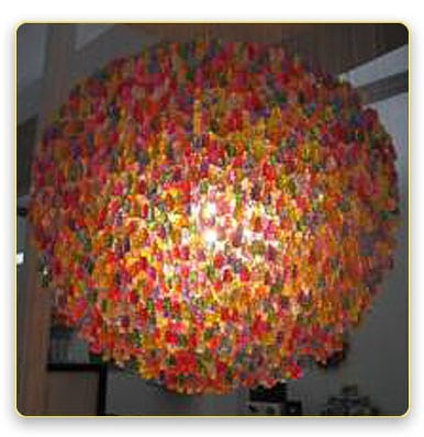 Gummy Bear Chandelier | Sweet Glowing Nom Nom Gummy Bear Chandelier | Sweet Glowing Nom Nom