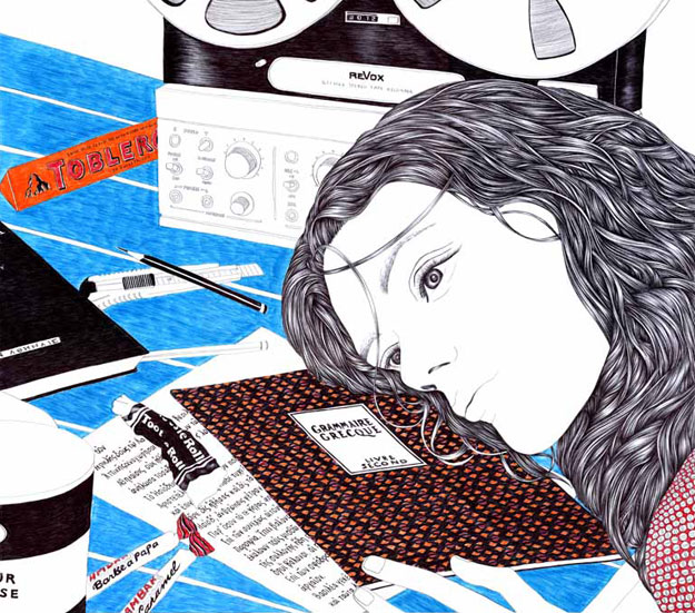 French Ballpoint Pen Art – Simple and Stylish French Ballpoint Pen Art – Simple and Stylish