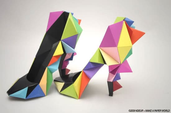 Colorful Origami Shoes – For The Woman Who Has Everything Colorful Origami Shoes – For The Woman Who Has Everything