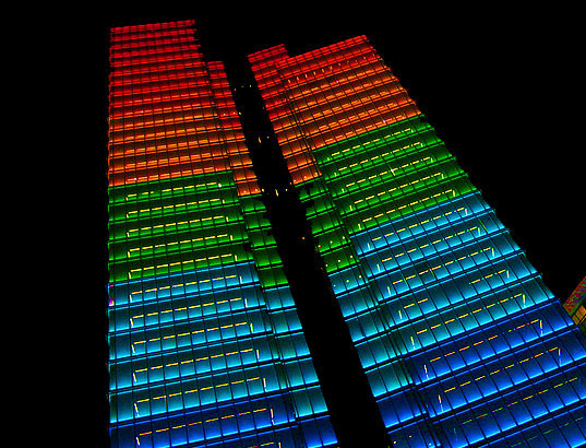Check The Weather Forecast While Enjoying 72,000 LEDs! Check The Weather Forecast While Enjoying 72,000 LEDs!