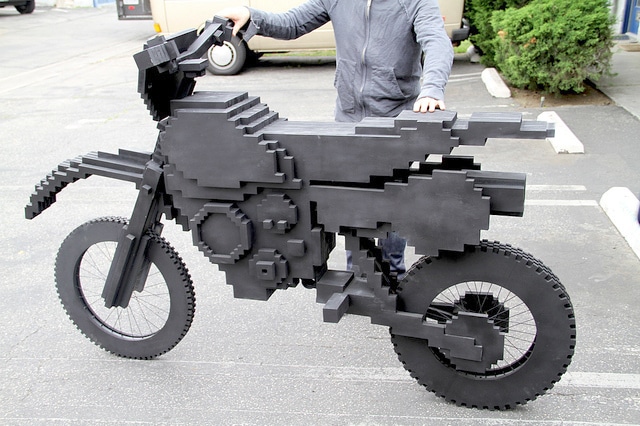 ExciteBike: A Life Size Pixel Bike Is Built! ExciteBike: A Life Size Pixel Bike Is Built!