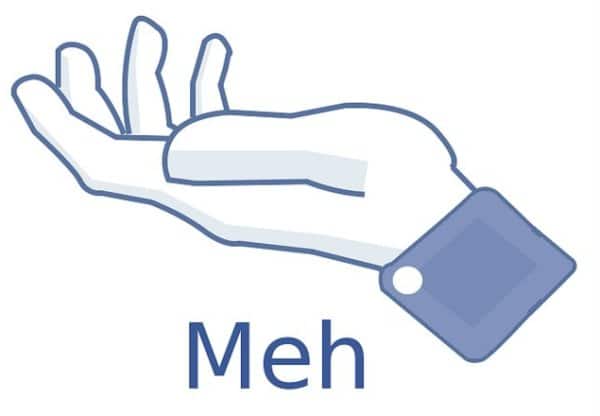 The “Meh” Button Soon Available As A T-Shirt!