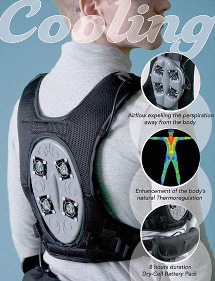 Keep Cool: New Active Personal Cooling System Keep Cool: New Active Personal Cooling System