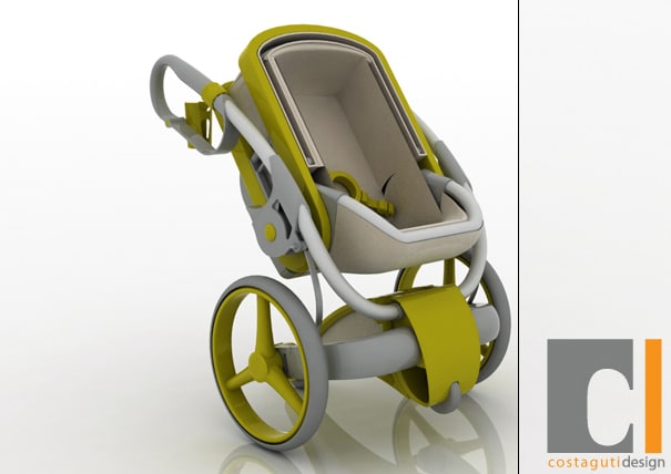 Future Stroller: Babies Roll Majestically In Style