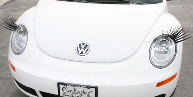 Eyelashes and Eyeliner For Your Car! Eyelashes and Eyeliner For Your Car!