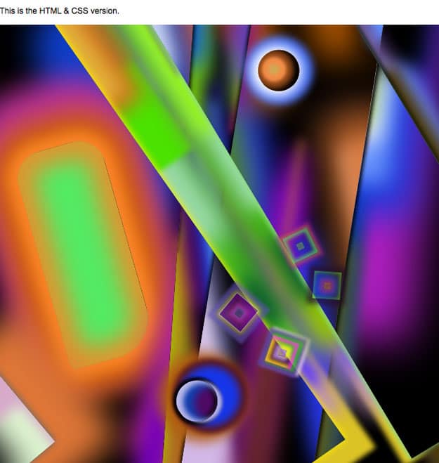 This HTML/CSS Mural Looks Like A Colorful Painting! This HTML/CSS Mural Looks Like A Colorful Painting!