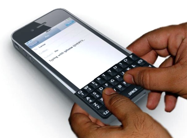 Finally A Real QWERTY Keyboard For The iPhone 4! Finally A Real QWERTY Keyboard For The iPhone 4!