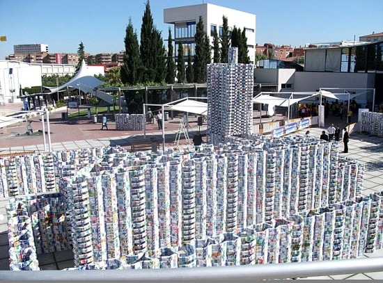 Milk Carton Castle: World’s Largest Recycled Sculpture!