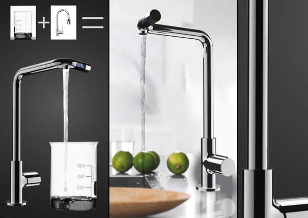 LCD Faucet: Water Goes Digital!