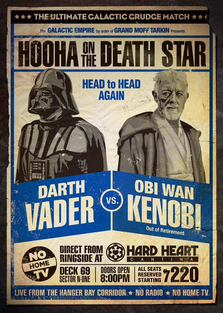 Star Wars Wrestling: The Posters! Star Wars Wrestling: The Posters!