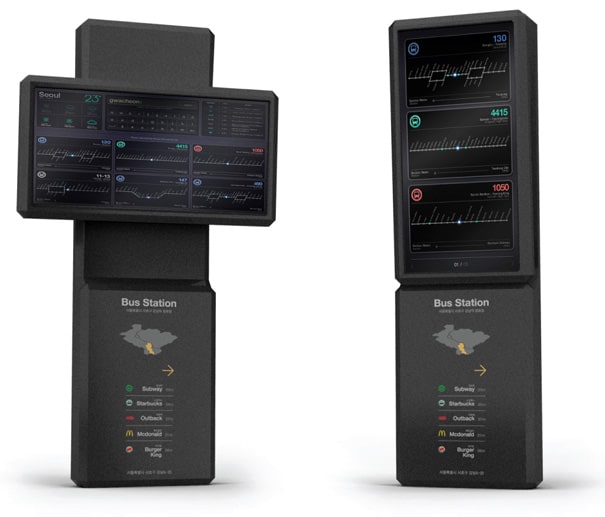 This Interactive Bus Stop Is Beyond Bladerunner Style!