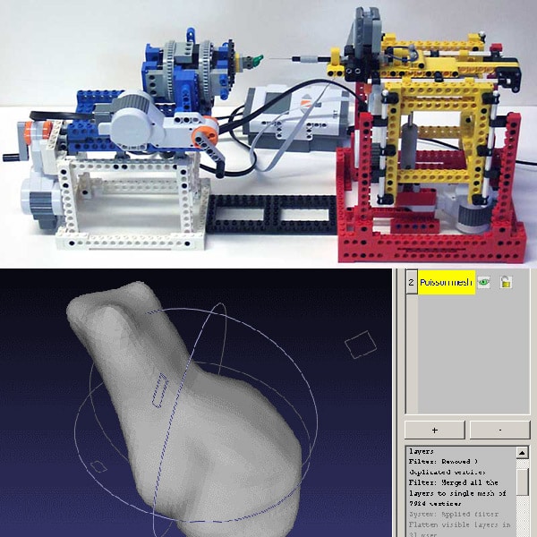 LEGO 3D Scanner: Bringing Real Objects Into A 3D World!