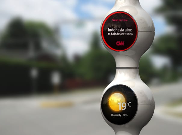 Droplet Traffic Light: Social Networking In Your Traffic Lights!