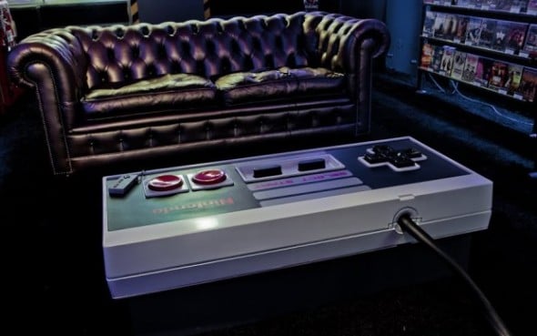 A Giant Functional Nintendo NES Controller Coffee Table! A Giant Functional Nintendo NES Controller Coffee Table!