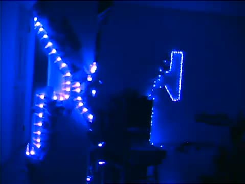 Optical Illusion Lighting: Have A Merry TRON Christmas!