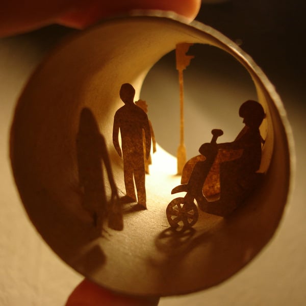 The Magical Miniature World Of Paper Rolls The Magical Miniature World Of Paper Rolls