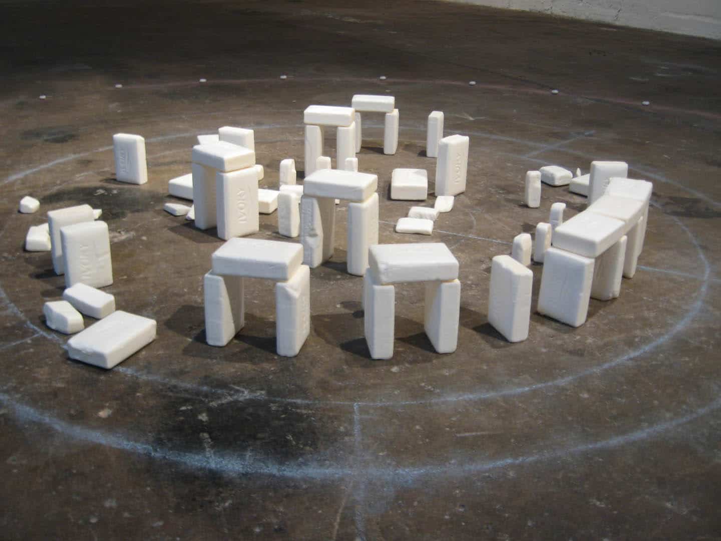 Soaphenge: The Cleaner Version Of Stonehenge