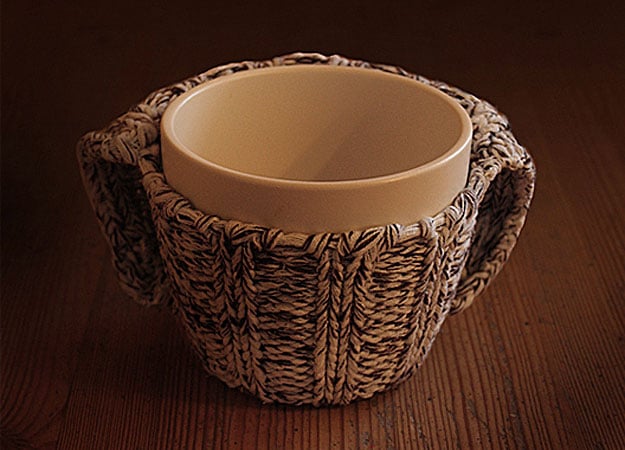 Design: Cozy Knitted Sweaters For Your Coffee Mugs Design: Cozy Knitted Sweaters For Your Coffee Mugs