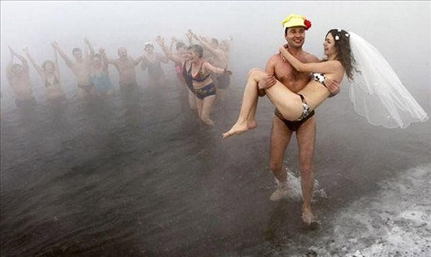 A Wedding In Cold Water: Would You Get Married Here?