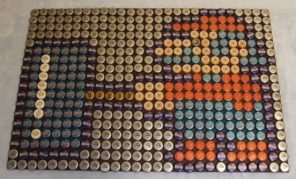 Gaming Art: Beer Bottle Cap Game Characters Gaming Art: Beer Bottle Cap Game Characters
