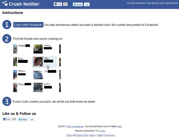Crush Notifier: Online Dating Steps It Up A Notch Crush Notifier: Online Dating Steps It Up A Notch