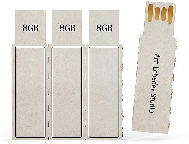 Eco-Friendly Technology: A Disposable Cardboard Flash Drive Eco-Friendly Technology: A Disposable Cardboard Flash Drive