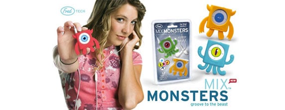 Mix Monsters: Cute Customized Geekdom For iPod Shuffle Mix Monsters: Cute Customized Geekdom For iPod Shuffle