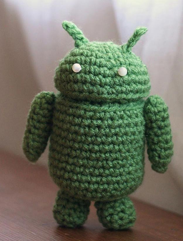 Geeky Granny Inspiration: Adorable Crocheted Androids Geeky Granny Inspiration: Adorable Crocheted Androids