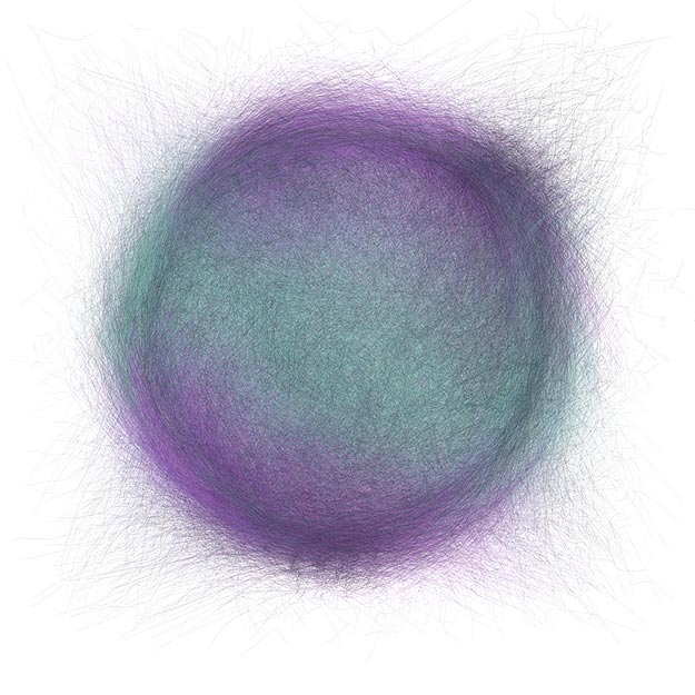 Geek Art: Ink Pen Illustrations Created Using A Math Equation Geek Art: Ink Pen Illustrations Created Using A Math Equation