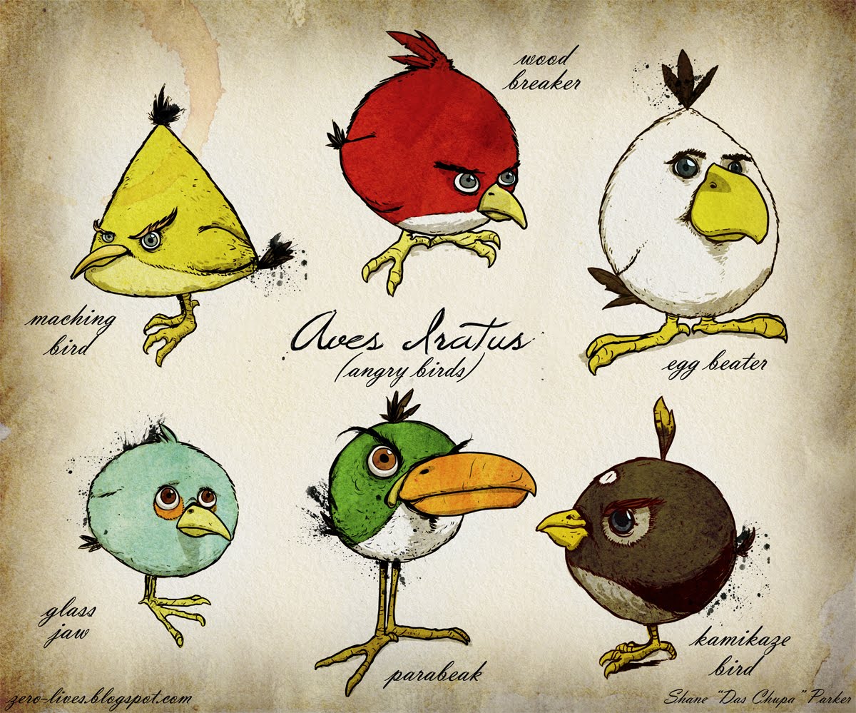 Ornithology: The Real Birds Behind The Angry Birds Ornithology: The Real Birds Behind The Angry Birds