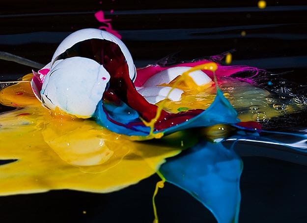 Visual Inspiration: Psychedelic Exploding Egg Photography