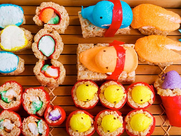 How To: Make Marshmallow Peep Sushi How To: Make Marshmallow Peep Sushi
