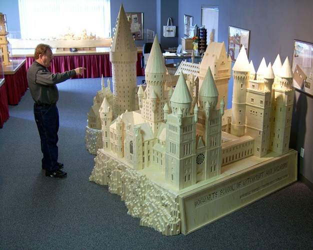 Epic Hogwarts School Created Out Of 602,000 Matchsticks