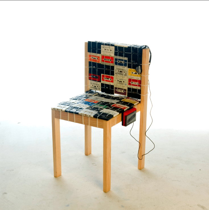 The Cassette Tape Chair Makes Your Life Even More Retro The Cassette Tape Chair Makes Your Life Even More Retro