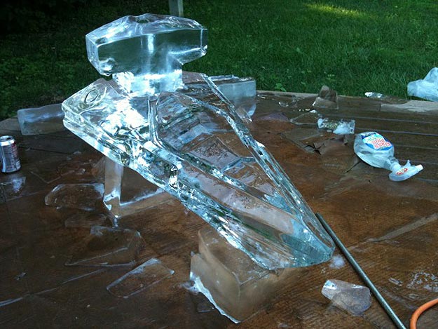 The Star Wars Inspired Star Destroyer Ice Luge