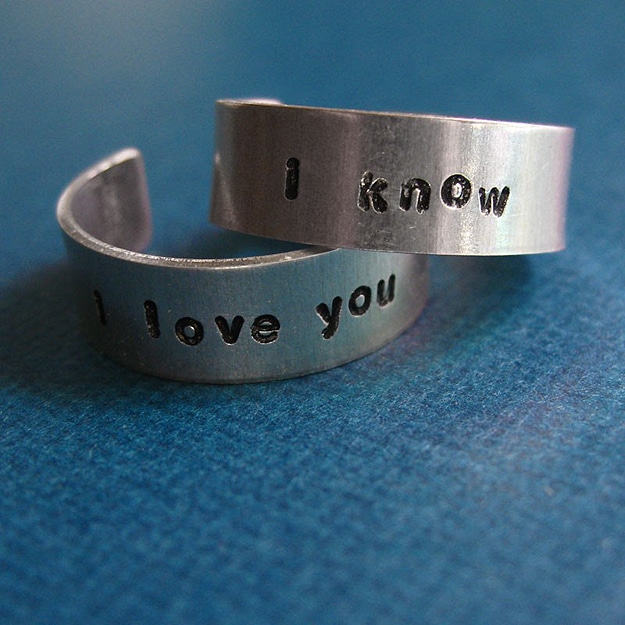 Han Solo and Princess Leia’s Wedding Rings Han Solo and Princess Leia’s Wedding Rings