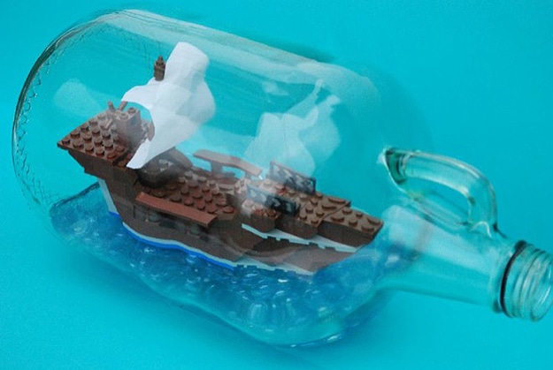How To: Build A Lego Ship In A Bottle How To: Build A Lego Ship In A Bottle