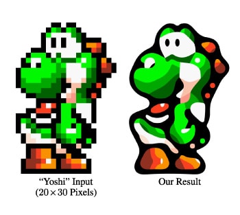 8-Bit Characters Depixelized: Awesome Futurfication Software