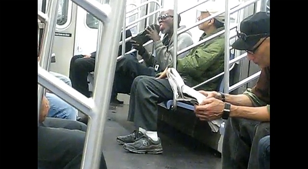 WTF: Man Washes His Shoe With His Tongue