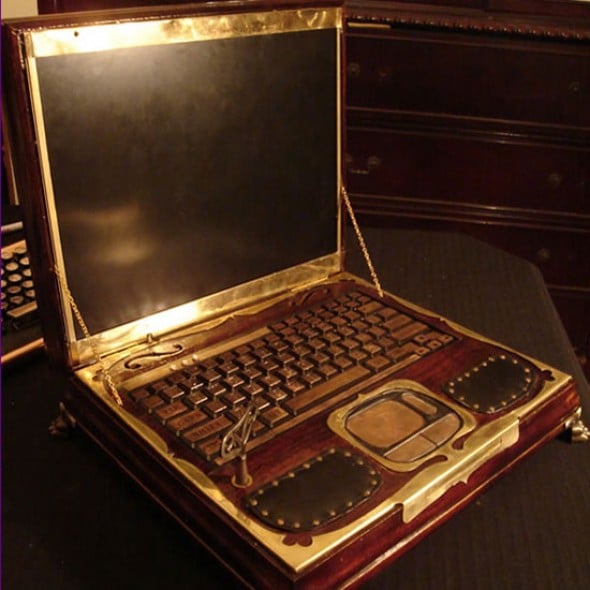 Steampunk Laptop: More Than Ridiculously Refined Steampunk Laptop: More Than Ridiculously Refined