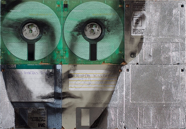 Recycled Floppy Disk Art: Retro Technology Gets A New Life Recycled Floppy Disk Art: Retro Technology Gets A New Life