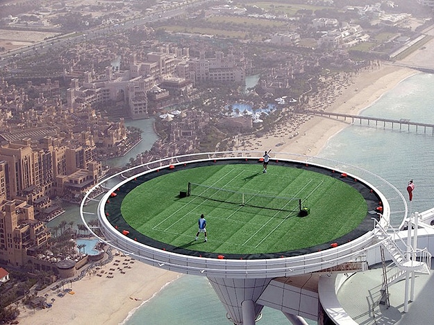 Scary & Spectacular: World’s Highest Tennis Court Scary & Spectacular: World’s Highest Tennis Court