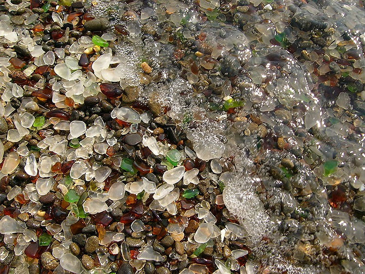 The Glass Shard Beach: Set Your Soft Feet On This Beauty The Glass Shard Beach: Set Your Soft Feet On This Beauty