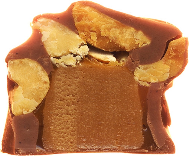 Photography: High Resolution Guts Of Candy Bars Scanned