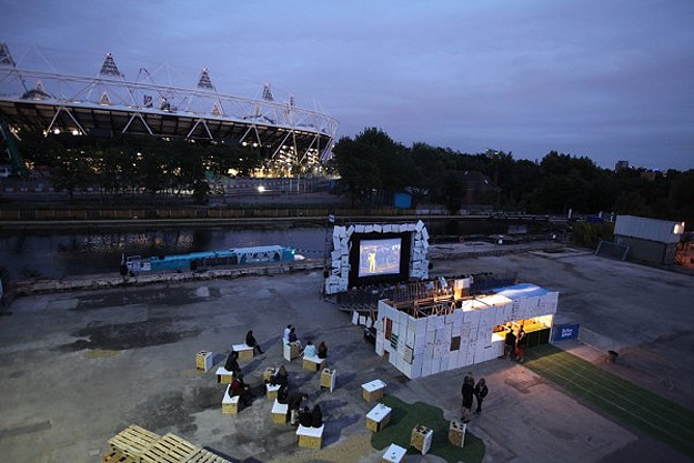 An Outdoor Cinema Created From Abandoned Refrigerators An Outdoor Cinema Created From Abandoned Refrigerators